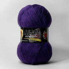 Пряжа Color City Angora кролик 231 фиолетовый 40% пух кролика, 60% акрил 100г 500м 2 шт