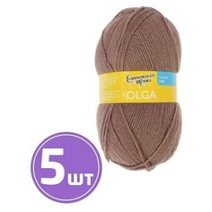 Пряжа Семеновская пряжа Olga (13378), какао 5 шт. по 100 г