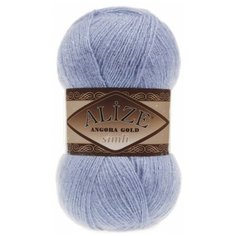 Пряжа Alize ANGORA GOLD SIMLI 40 голубой. Упаковка - 5 мотков