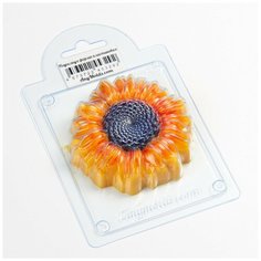 Подсолнух - формочка для мыла и шоколада из толстого пластика Any Molds