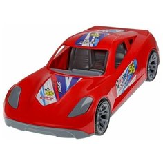 Машинка Turbo V-MAX, цвет красный 40 см, из пластика, 1 шт Рыжий кот