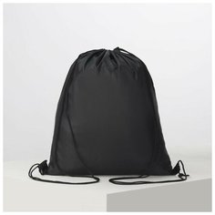 Мешок для обуви, отдел на шнурке, цвет черный Нет бренда