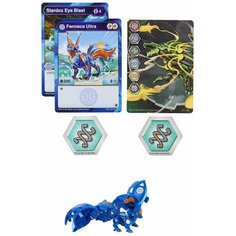 Фигурка-трансформер Bakugan S3 Ультра Carbuncle Blue Нет бренда