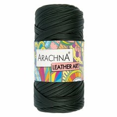Пряжа LEATHER ART 100% микрополиэстер 4 шт. х 160 г 50 м цв. №08 т. хаки (LEATHER ART-№08 т. хаки) Arachna