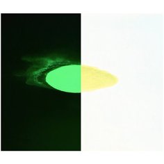 Люминофор порошок MHYG-6DW желтый влагостойкий, свечение желто-зеленое / люминесцентный / для акриловой базы, лаков, эпоксидки, творчества - 10 гр Веста