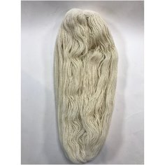 Пряжа некрашеная двухниточная для вязания в мотках TR.