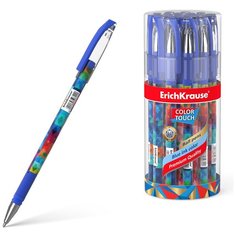 ErichKrause Набор шариковых ручек ColorTouch Patchwork, 0.7 мм, 50742, cиний цвет чернил, 24 шт.