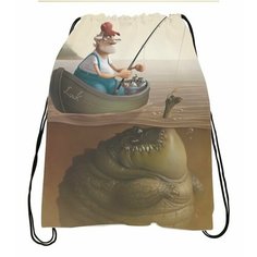 Сумка-мешок для обуви Рыбалка №1 Migom