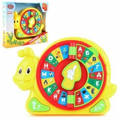 Игрушка развивающая, Улитка музыкальный Нет бренда