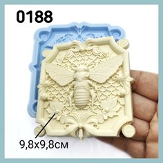 Молд силиконовый. "Панно Шмель" Best Molds