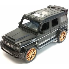 Машинка Мерседес Гелендваген с дымом металлическая 1:24, свет, звук, цвет черный MSN Trading Limited