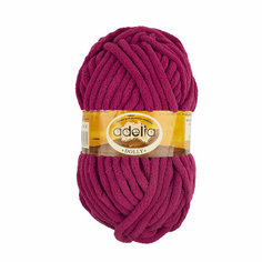 Пряжа ADELIA "DOLLY" 100% полиэстр 5 шт х 100 гр 40 м (24 бордовый)