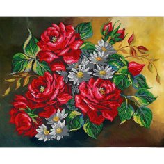 Алмазная мозаика картина Палитра лета 55,5*70см Diamant