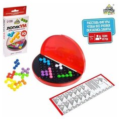 Настольная игра-головоломка на логику ЛогикУМ, 105 заданий Нет бренда