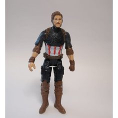 Фигурка капитана америка, Детская коллекционная игрушка для детей Marvel, мстители, супергерои Нет бренда