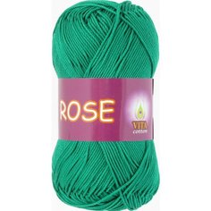 Пряжа Vita cotton Rose мятный (4251), 100%хлопок, 150м, 50г, 1шт