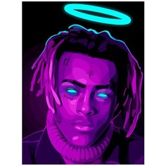 Картина по номерам на холсте Музыка XXX Tentacion - 6103 В 30x40