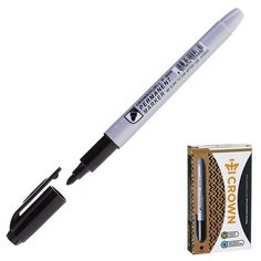 Маркер перманентный 2.0 мм, Crown Multi Marker Slim, пулевидный, черный(12 шт.)
