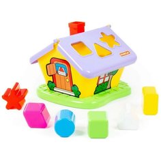 Сортер Домик логический садовый (в сеточке) 21,5х20х18,5 см Cavallino