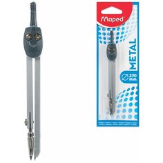 Циркуль MAPED (Франция) «Start», 130 мм, металлический, грифель 2 мм, блистер, 197510
