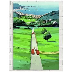 Картина по номерам Аниме пейзаж (Миядзаки, Природа) - 7217 В 60x40