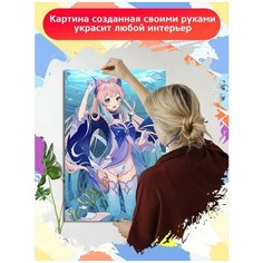 Картина по номерам Игра Genshin Impact - 7227 В 60x40