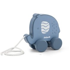 Развивающие игрушки из дерева Viga Toys Каталка из дерева на веревочке Слоник 44004 Vigatoys