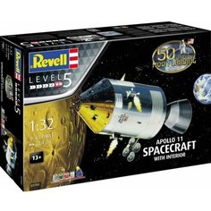 03703 Подарочный набор Космический корабль "Аполлон-11" с интерьером 1/32 Revell
