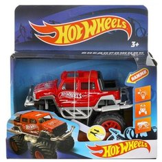 Машина металл свет-звук джип хотвилс 11см, инерционный, красн, коробке Технопарк