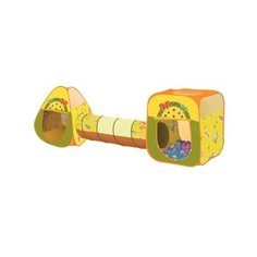 CHB-24 два домика Butterfly с мячиками + игровой тоннель (100 шт) Ching Ching