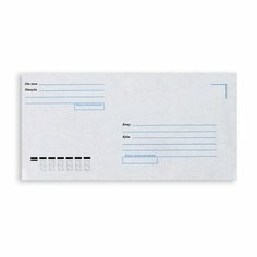 Конверты ForPost Куда-Кому, E65, декстрин, 110х220 мм, 1000 шт Packpost