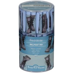 Ручка шариковая BrunoVisconti, 0.7 мм, синий, FreshWrite «BOOTS. Синие ботинки», Арт. 20-0214/97