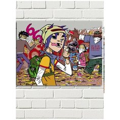 Картина по номерам музыка Gorillaz - 8641 Г 30x40