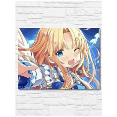 Картина по номерам на холсте Аниме Восхождение героя щита (Фиро) - 9338 Г 30x40