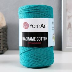 Пряжа "Macrame Cotton" 20% полиэстер, 80% хлопок 225м/250гр (783 т. изумруд) Yarn Art
