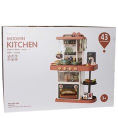 Игровой набор Кухня 889-184 вода, свет, звук, пар 43 предмета Beibe Good
