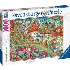 Пазл Ravensburger 1000 Цветочные грибные домики, арт.16997