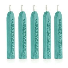 Сургучные свечи 5 шт бирюза Нет бренда
