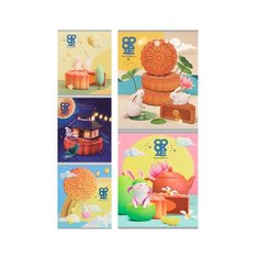 ТМ"Collezione"Тетрадь клетка 96л волшебное печенье, цветная мелованная обложка, 5 дизайнов в спайке софт-тач / набор 5 шт Проф Пресс