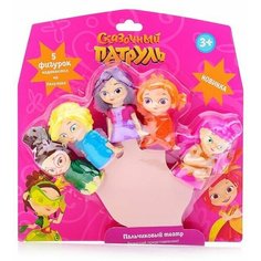 Игрушка для купания в ванной, для малышей, Пальчиковый театр 7 см "Сказочный патруль" Капитошка