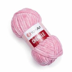 Пряжа YARNART Chenille YarArt, розовый - 569, 100% микрополиэстер, 5 мотков, 100 г, 90 м.