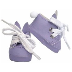 Обувь для кукол, Кроссовки на шнурках "Кролики" 5 см для Paola Reina 32 см, Vidal Rojas 35см и др, сиреневые