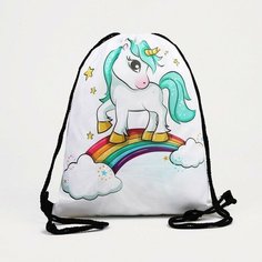 Мешок для обуви на шнурке, цвет белый Мастер