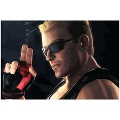 Картина по номерам на холсте Duke Nukem - 2