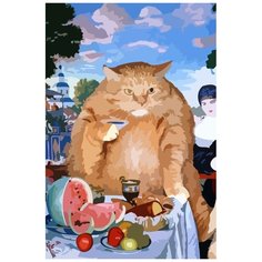 Картина по номерам на холсте Пародия на мировые шедевры 5335 40x60