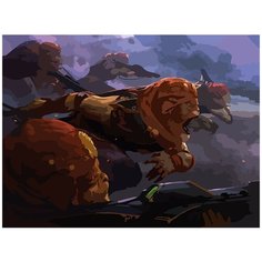 Картина по номерам на холсте настольная игра Twilight Imperium - 6925 Г 30x40