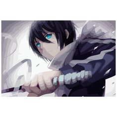 Картина по номерам на холсте Аниме Бездомный бог 5477 60x40