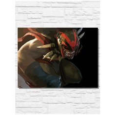 Картина по номерам на холсте Игра Dota Дота (PS 5, PS 4, PS 3, Xbox 360, Xbox ONE, PC, ios) - 9418 Г 30x40