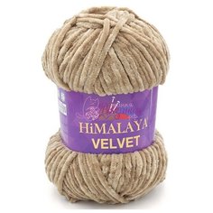 Пряжа "Velvet" 100% полиэстер 120м/100гр (90017) Magic