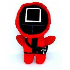 Мягкая плюшевая игрушка Игра в Кальмара / Мягкая игрушка Надзиратель квадрат игра в кальмара 30 см Puzzle Toys